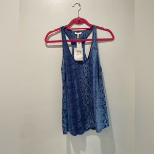 JOIE Cute blue print tank NWT